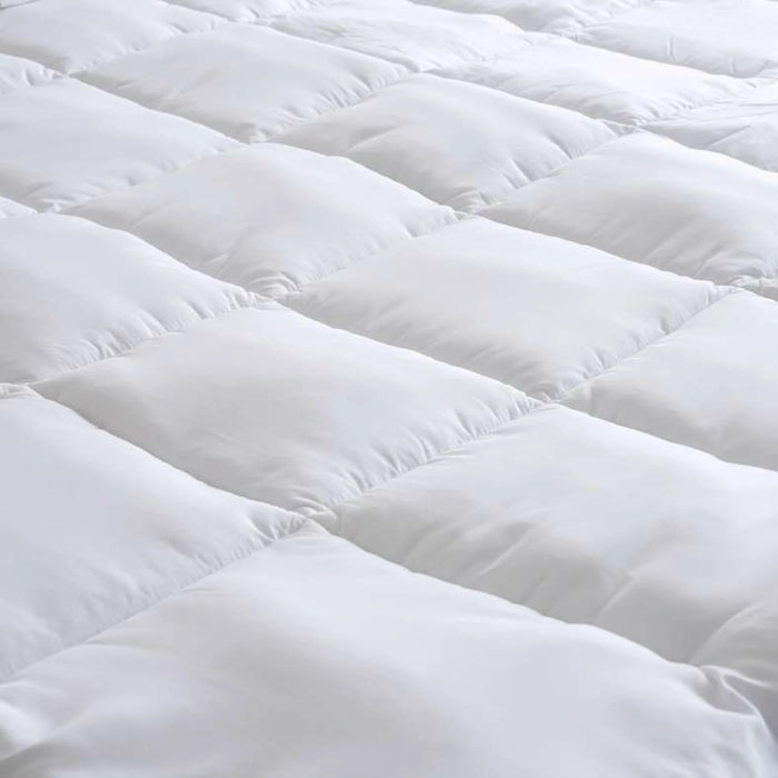 Microshield Anti Allergy Quilted Mattress Pad 90X200+33Cm - White