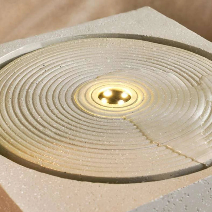 Midas Polyresin Table Fountain 28X28X15Cm- Beige Pan Home
