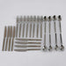 Mikasa Arlo 24-Piece Cutlery Set With Wooden Tray - Chrome Pan Home