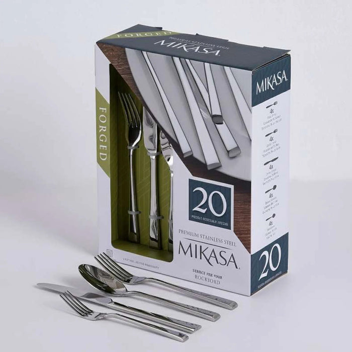 Mikasa Rockford 20-Piece Cutlery Set - Chrome Pan Home