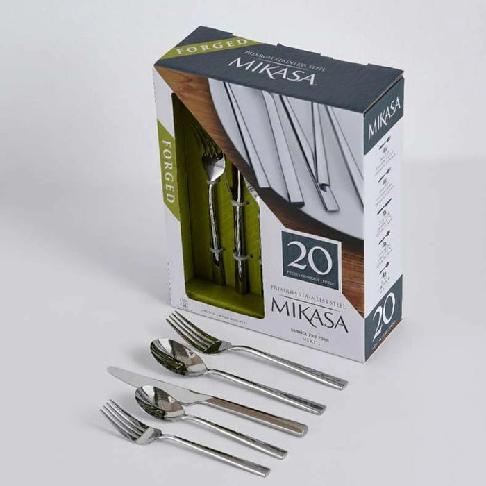 Mikasa Verdi 20-Piece Cutlery Set - Chrome Pan Home