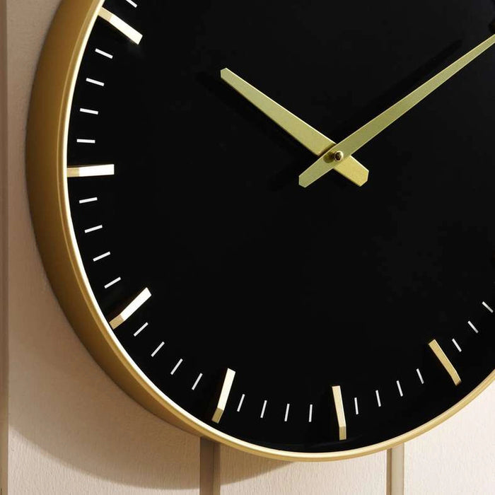 Mindy Wall Clock Dia 40cm- Gold Pan Home