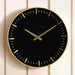 Mindy Wall Clock Dia 40cm- Gold Pan Home