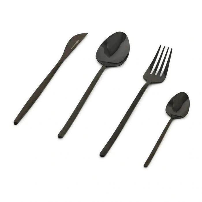 Mirage 16-Piece Cutlery Set -Black Pan Home