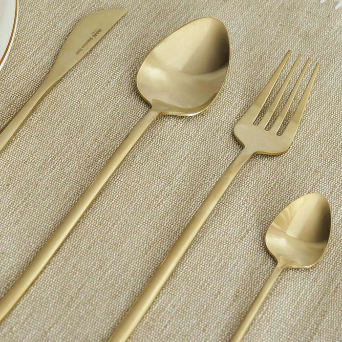 Mirage 16-Piece Cutlery Set -Gold Pan Home