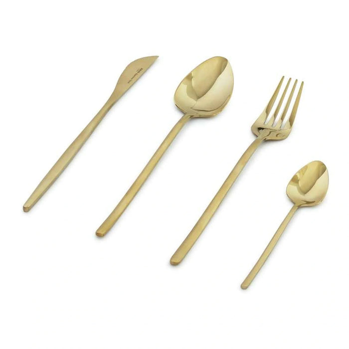 Mirage 16-Piece Cutlery Set -Gold Pan Home