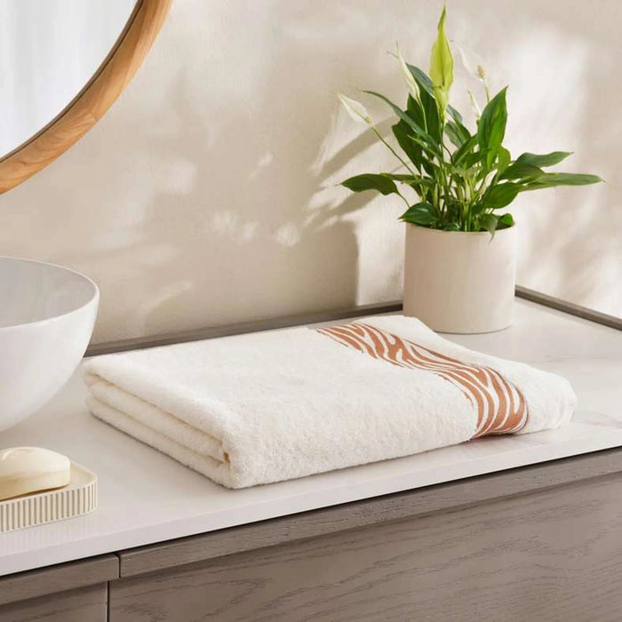 Mirage Border Bath Sheet 90X150Cm-Beige