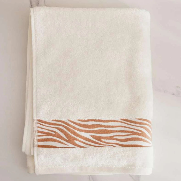 Mirage Border Bath Sheet 90X150Cm-Beige