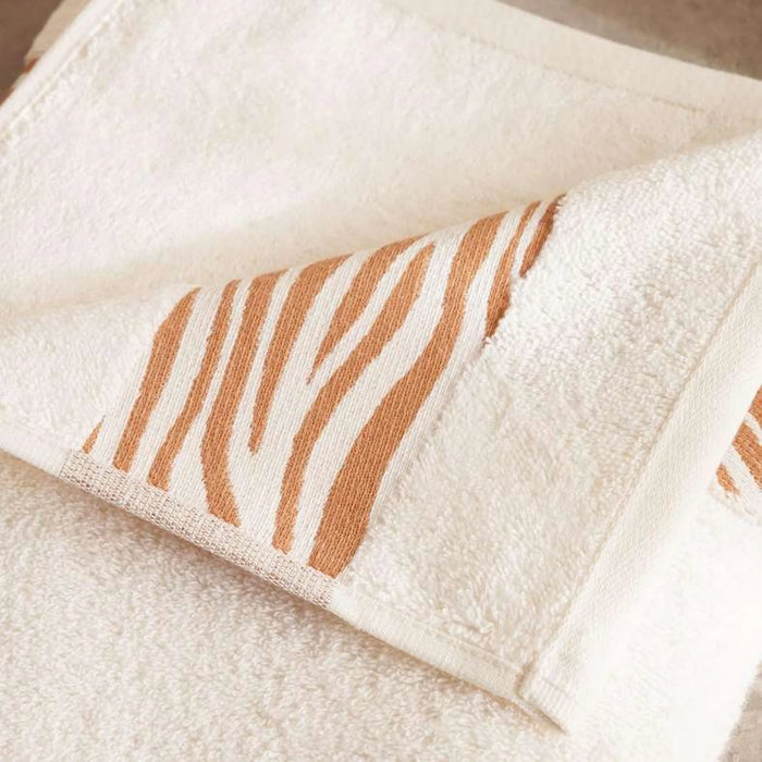 Mirage Border Bath Towel 70X140Cm-Beige