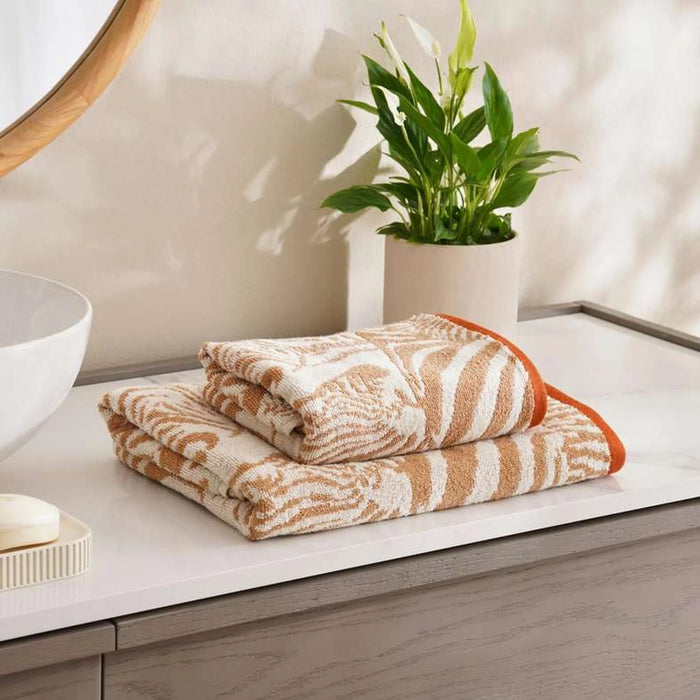 Mirage Jq Hand Towel 50X90Cm-Beige