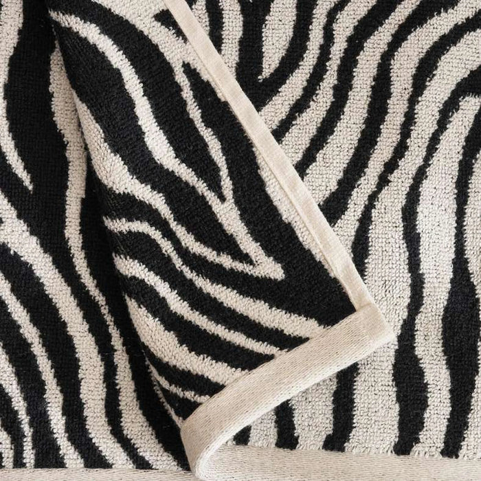 Mirage Pattern Bath Sheet 90X150Cm-Black