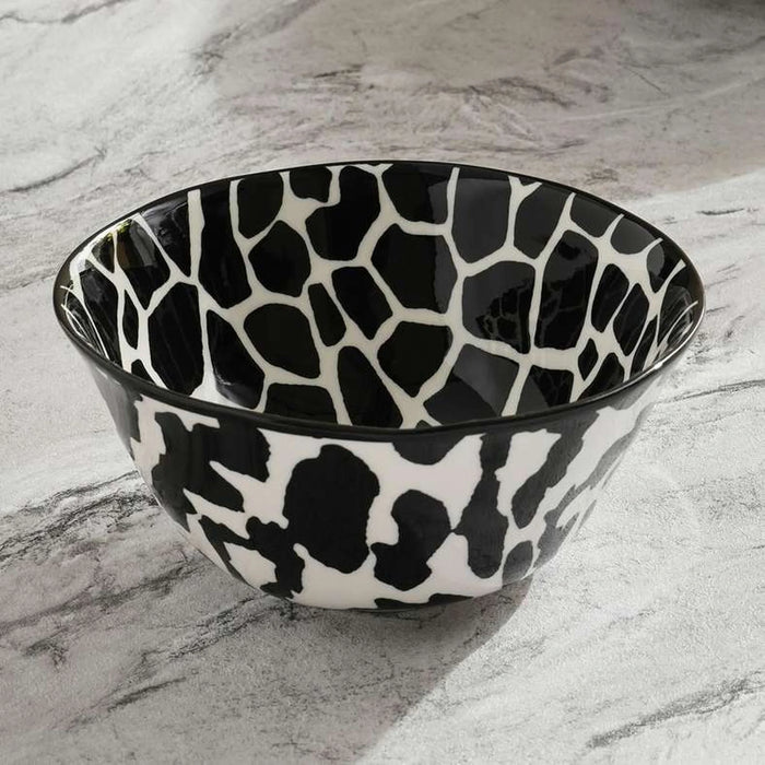 Mirage Porcelain Cereal Bowl Dia16Cm -Black & White