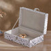 Mirage Pu Decor Box With Black Dots  22.5X14.8X8Cm- White Pan Home