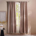 Miranda Faux Linen 2 Piece Curtain Set 130X240Cm - Linen Pan Home