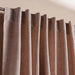 Miranda Faux Linen 2 Piece Curtain Set 130X240Cm - Linen Pan Home