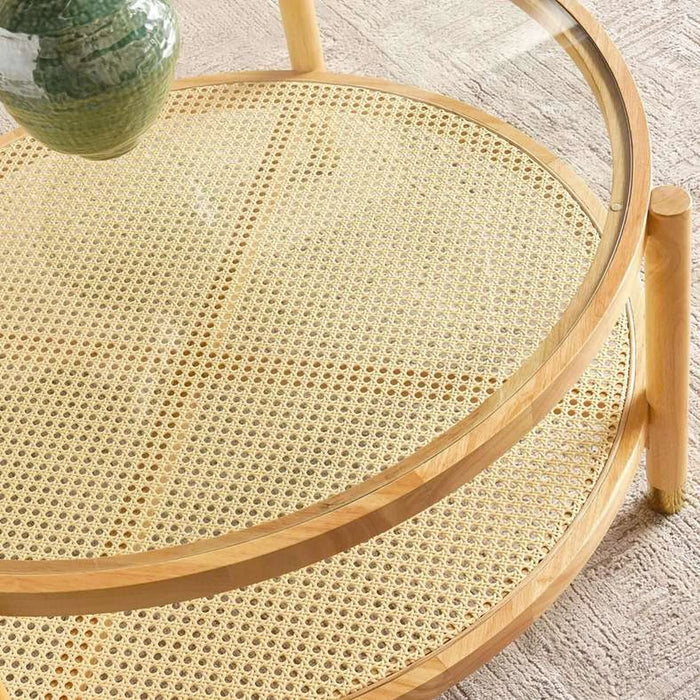 Mirari Coffee Table Wood Round - Natural