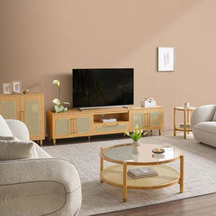 Mirari Coffee Table Wood Round - Natural