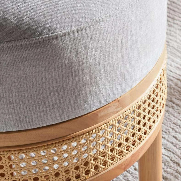 Mirari Dressing Stool Wood - Natural Pan Home