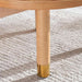 Mirari Dressing Stool Wood - Natural Pan Home