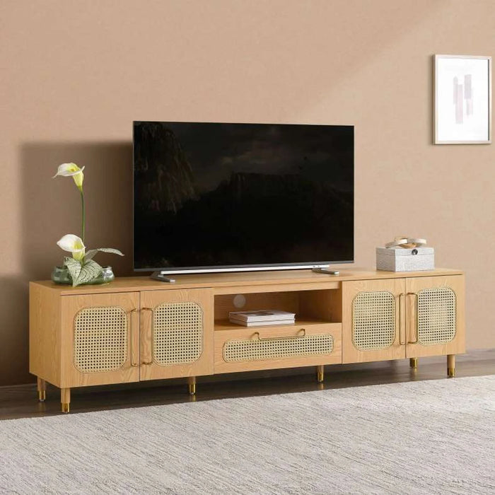 Mirari Tv Unit Upto 80 Inches Wood - Natural