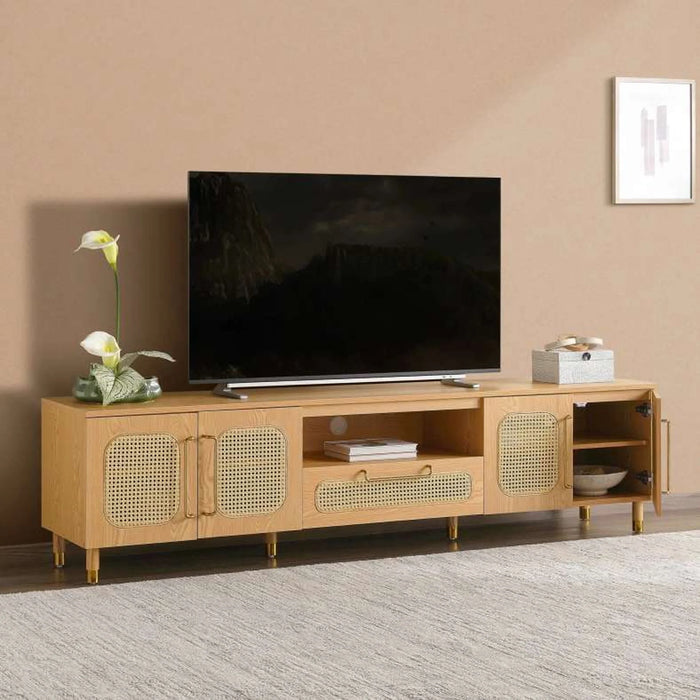 Mirari Tv Unit Upto 80 Inches Wood - Natural