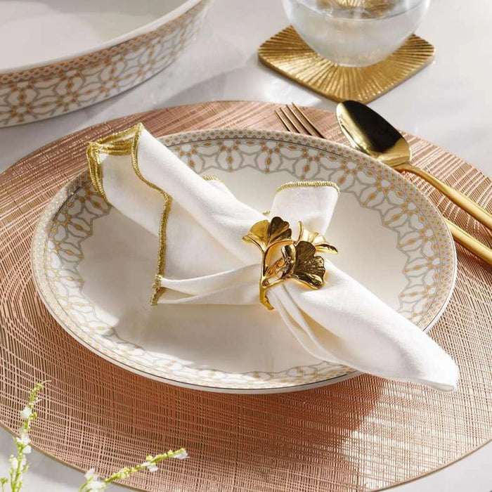 Miray Porcelain Serving Plate Dia20.32Cm -White