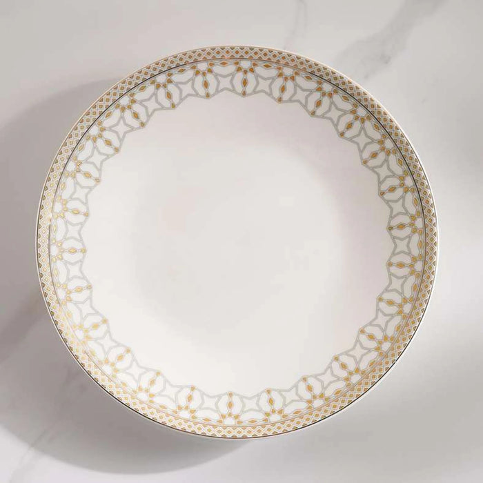Miray Porcelain Serving Plate Dia20.32Cm -White