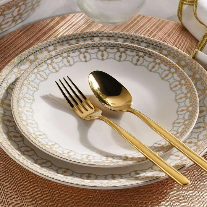 Miray Porcelain Serving Plate Dia20.32Cm -White