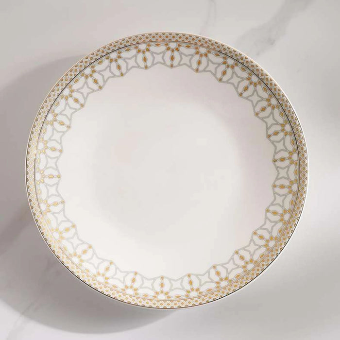 Miray Porcelain Serving Plate Dia25.5Cm -White