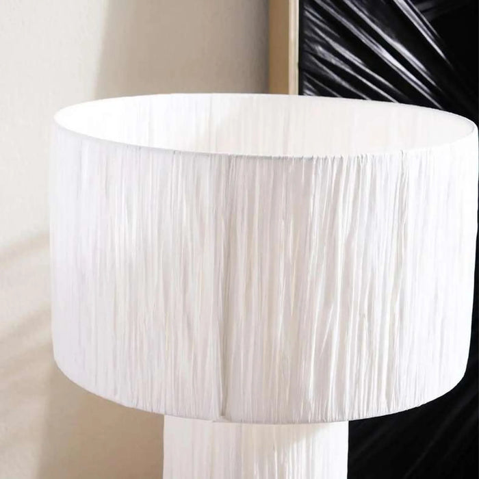 Misbah E27 Raffia Table Lamp Dia 36X51Cm - White