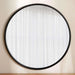 Miso Pp Frame Round Wall Mirror Dia 70Cm - Black Pan Home
