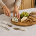Mison 4-Piece Marble Cheese Knives Set -White Pan Home