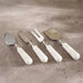 Mison 4-Piece Marble Cheese Knives Set -White Pan Home