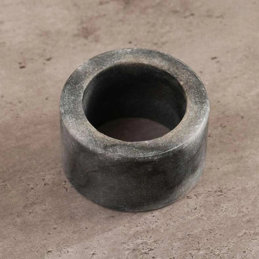 Mison 4-Piece Marble Napkin Ring - Grey Pan Home