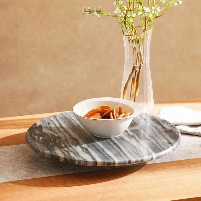 Mison Marble Lazy Susan Dia41X4Cm -Grey Pan Home