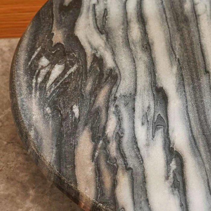 Mison Marble Lazy Susan Dia41X4Cm -Grey Pan Home