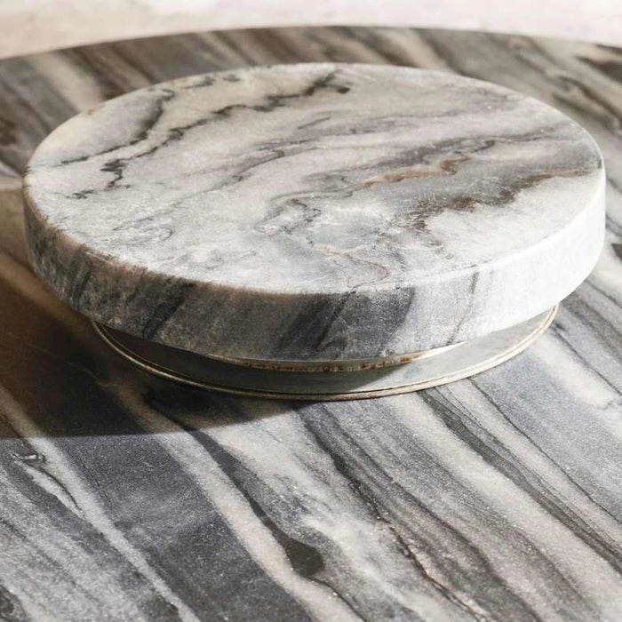 Mison Marble Lazy Susan Dia41X4Cm -Grey Pan Home