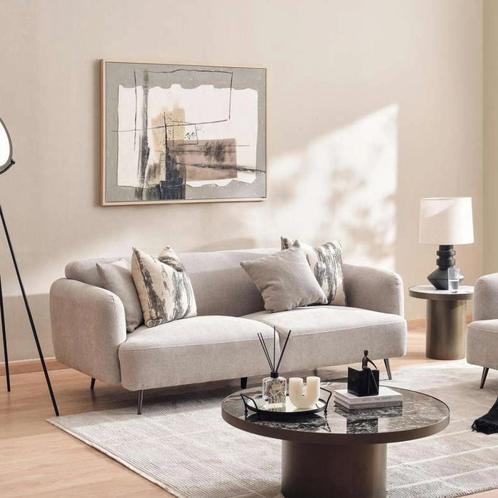 Misso 3 Seater Sofa - Light Grey