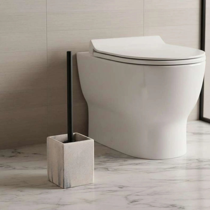 Mist Toilet Brush Holder 9.8X9.8X37Cm - Beige