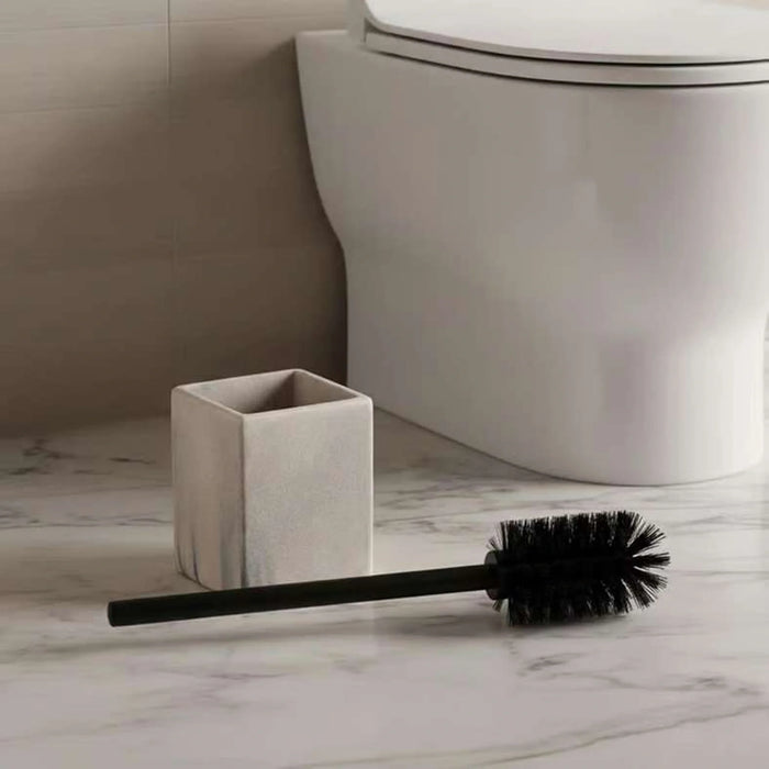 Mist Toilet Brush Holder 9.8X9.8X37Cm - Beige