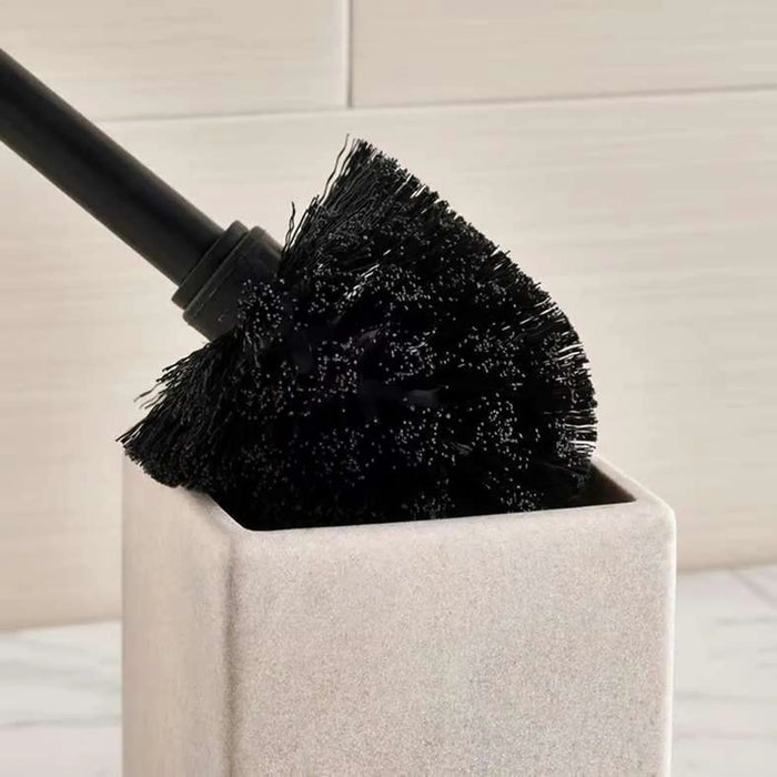 Mist Toilet Brush Holder 9.8X9.8X37Cm - Beige