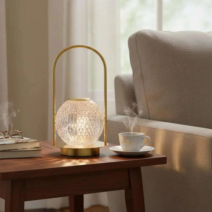 Mitzu Cordless Led Lantern Touch Dimmer 2000Mah Battery 12X23Cm - Copper