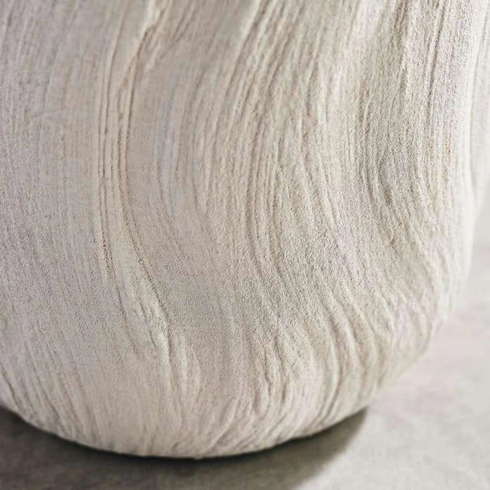 Miu Stoneware Vase With Two Handle 18.5X18.5X27.5Cm - White