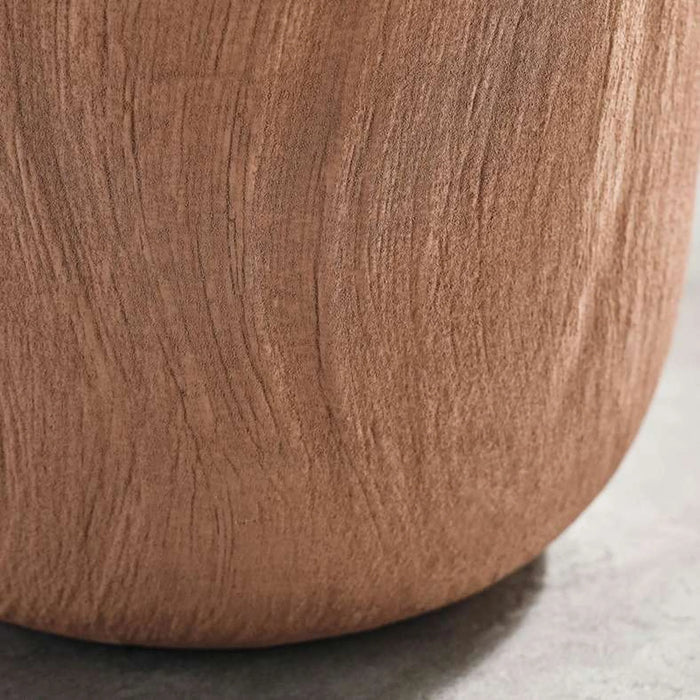 Miu Stoneware Vase With Two Handle 24X23.5X37.5Cm - Brown