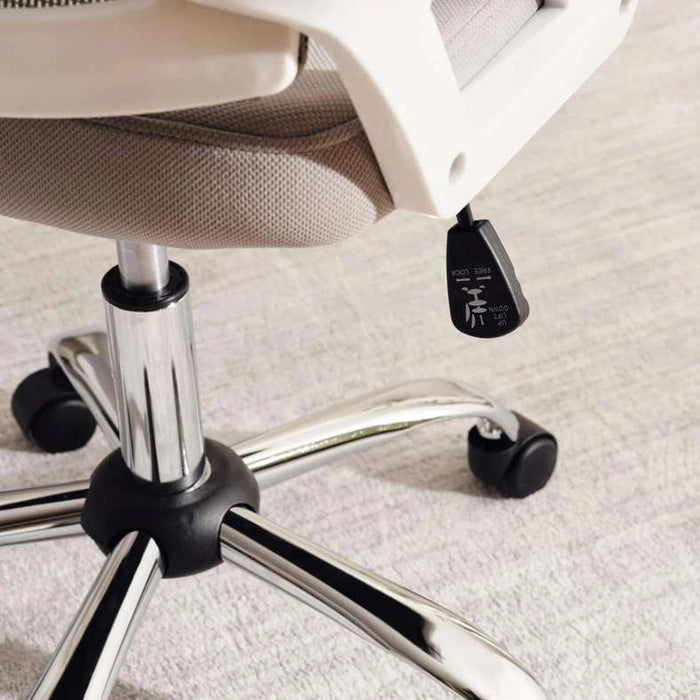 Modway Office Medium Back Chair Mesh Fabric - Grey Pan Home