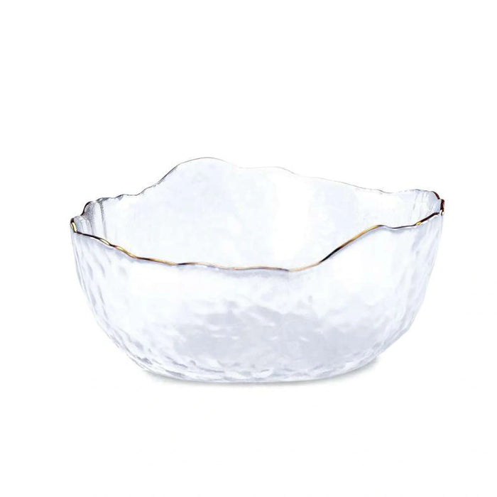 Moetz Gold Rim Bowl 630Ml - Clear Pan Home