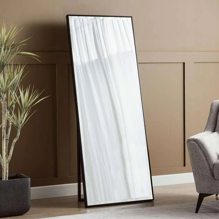 Mojo Bevelled Cheval Mirror 62X162Cm - Black Pan Home