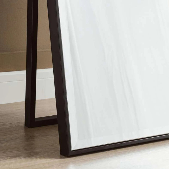 Mojo Bevelled Cheval Mirror 62X162Cm - Black Pan Home