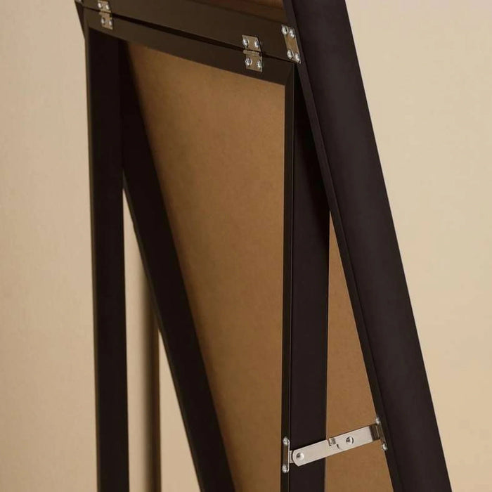 Mojo Bevelled Cheval Mirror 62X162Cm - Black Pan Home