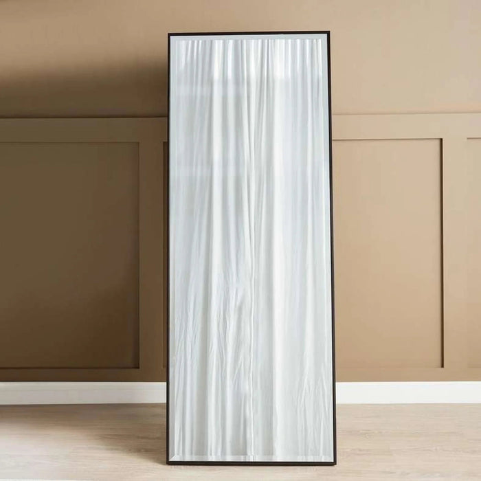 Mojo Bevelled Cheval Mirror 62X162Cm - Black Pan Home
